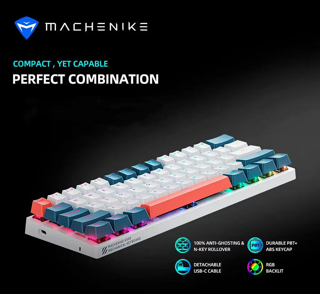 Клавіатура Machenike K500-B61 | RGB підсвітка - фото 4
