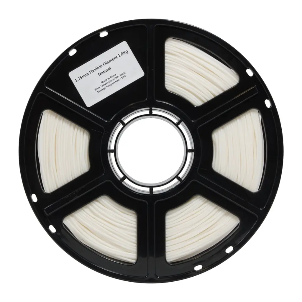 Пластик для 3D-принтера Flashforge FLEXIBLE 85A 1,75mm 1kg Natural (FLT1) - фото 2