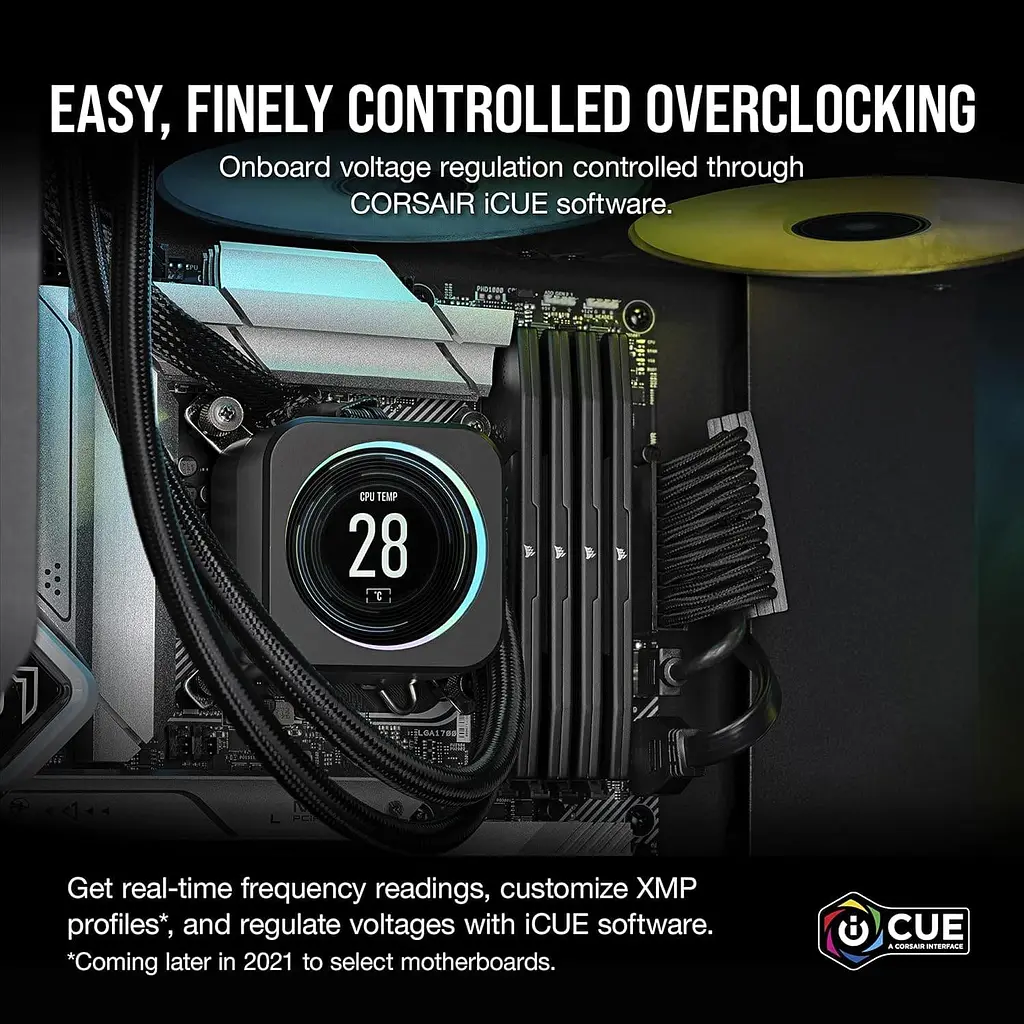 Модуль пам'яті Corsair DDR5 32GB (2x16) Vengeance 6800Mhz XMP Black (CMK32GX5M2B6800C40) - фото 3