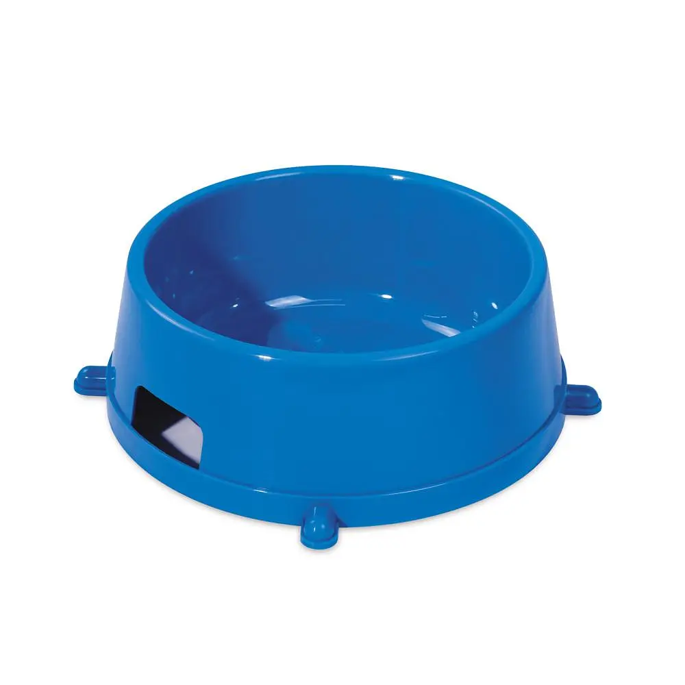 Миска Priroda №4 для собак, 2 л, синя - фото 4