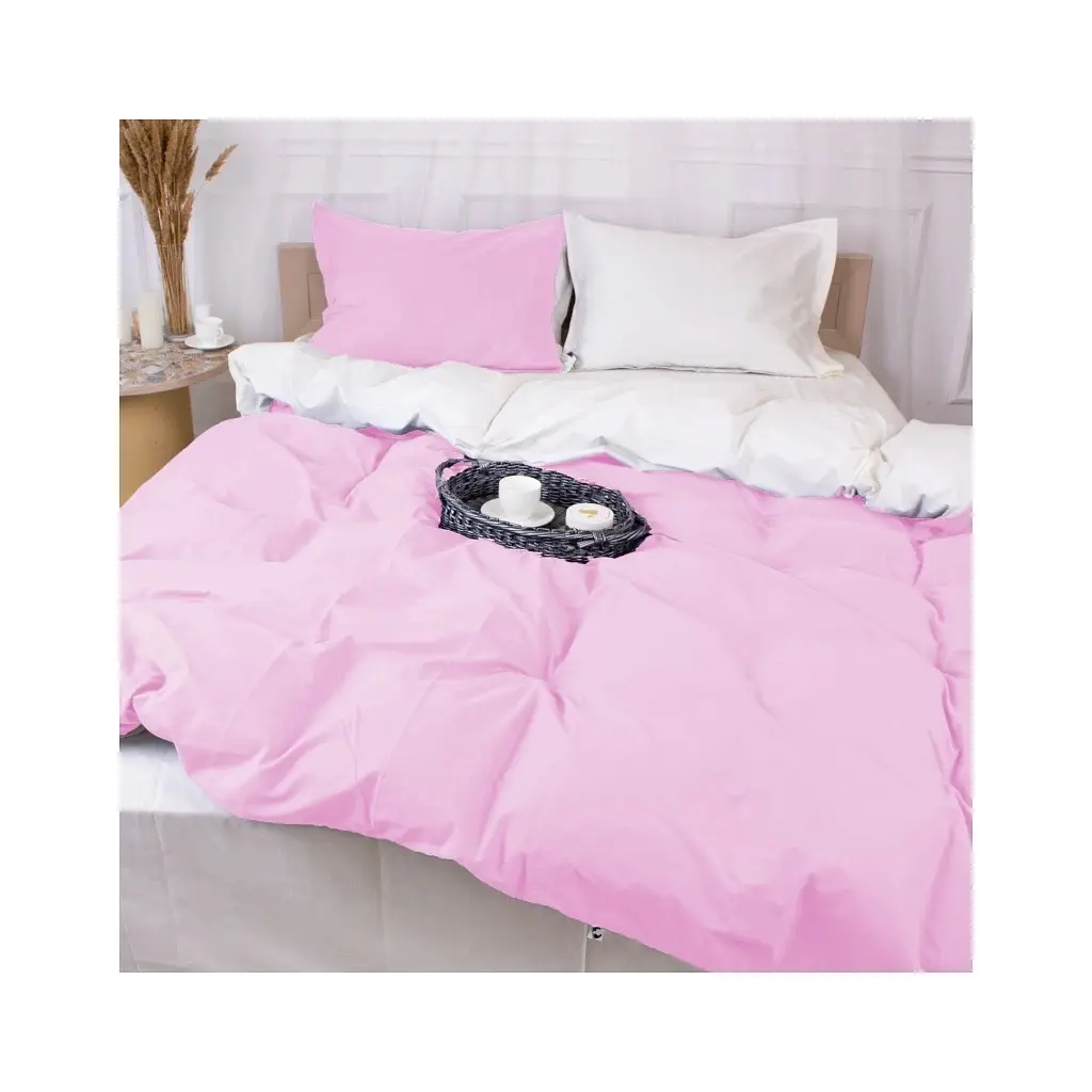 Постільна білизна MirSon Poplin Line 002 + 018 Abegail 220 x 240 (2200006288077) - фото 5