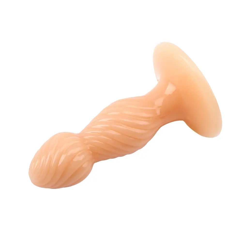 Анальна пробка Prof. Jason C Large Wave Probe 14.5 см (тілесний) - фото 2