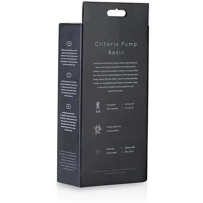 Ручной вакуумный насос для клитора SAIZ Clitoris Pump Basic - фото 3