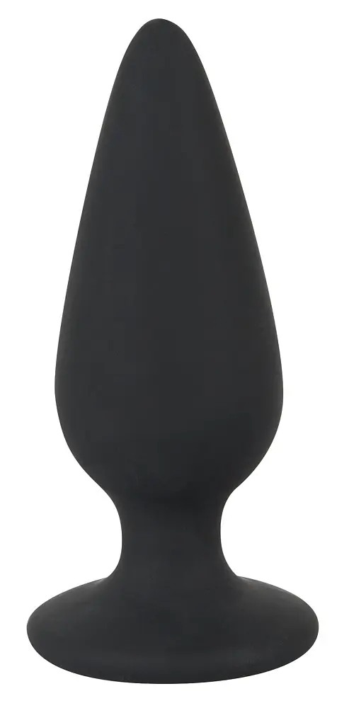 Анальна пробка Black Velvets Heavy Plug Small чорна - фото 2