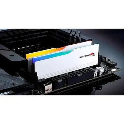 Модуль пам'яті для комп'ютера DDR5 64GB (2x32GB) 6400 MHz Ripjaws M5 RGB Matte White G.Skill (F5-6400J3239G32GX2-RM5RW) - фото 10
