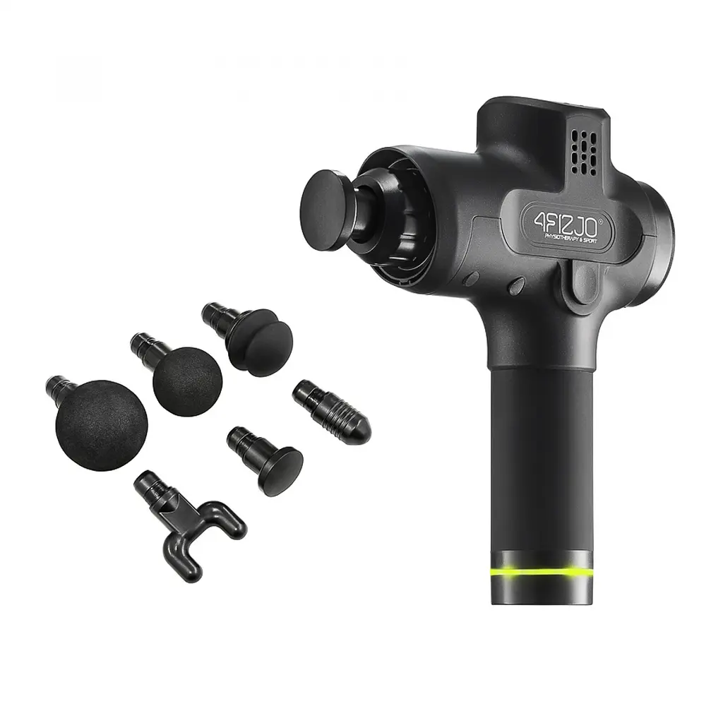 Ручний перкусійний масажер 4FIZJO Massage Gun PRO+ 250 Вт масажний пістолет (P-5907739311139) - фото 4