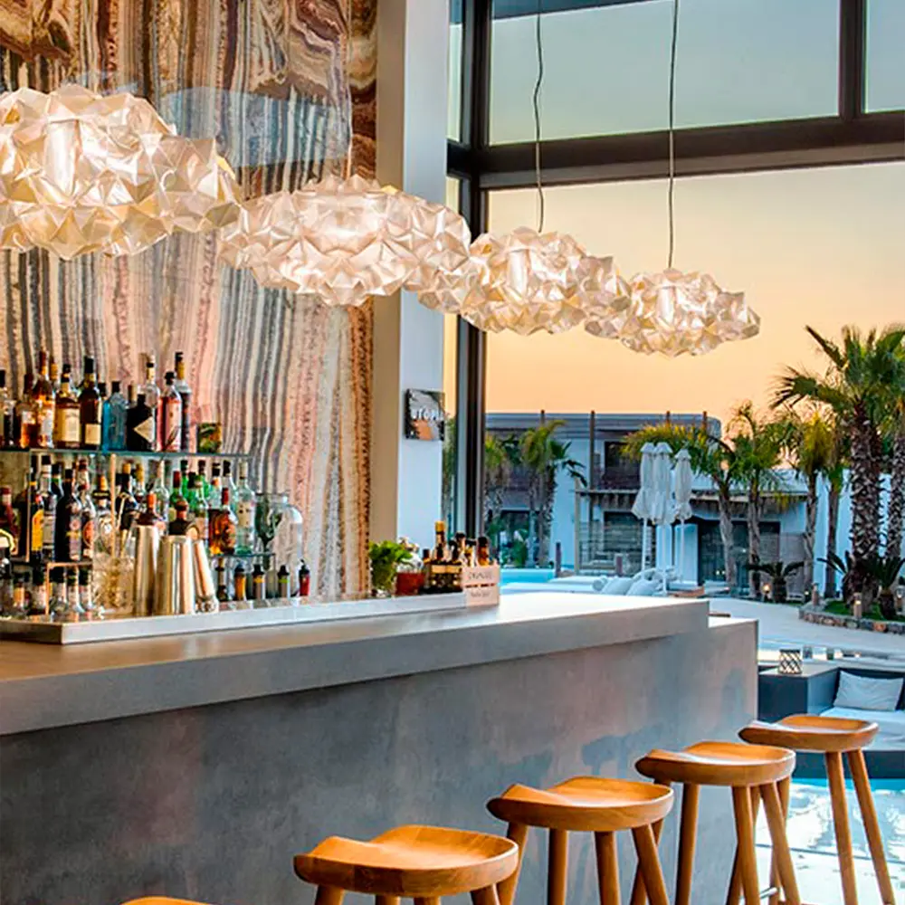 Дизайнерская люстра DRUSA Line.F Цвет корпуса Белый - фото 6