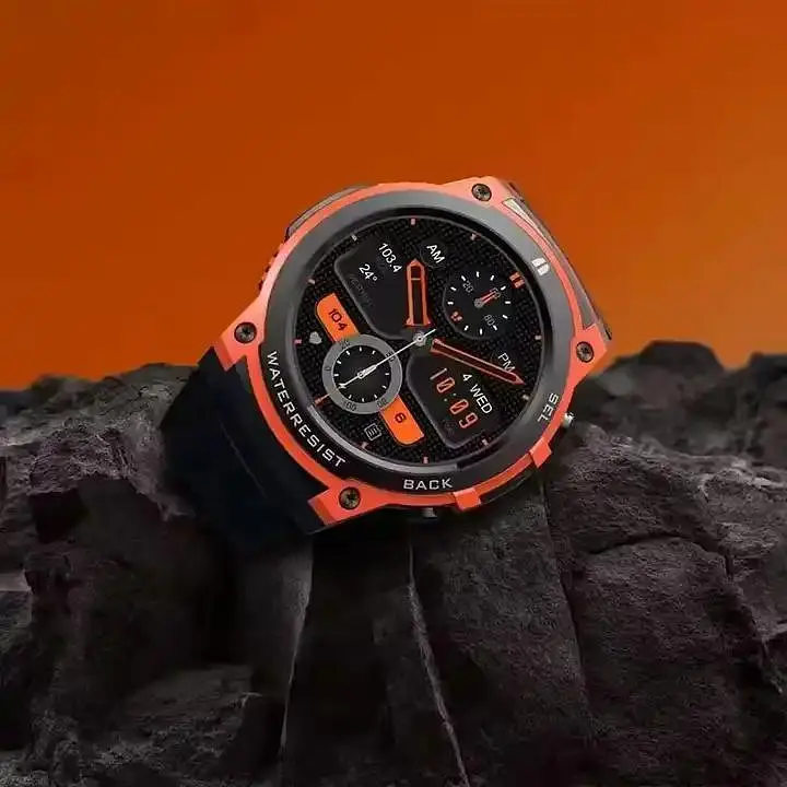 Розумний смарт-годинник Smart Watch DM55 AMOLED Full HD з Bluetooth-дзвінками та 20+ спортивними режимами Помаранчевий - фото 8