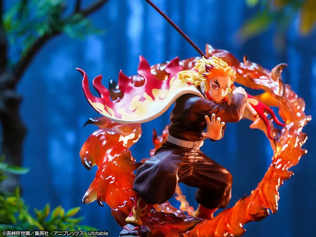 Фігурка Клинок який знищує демонів Кедзюро Ренгоку Demon Slayer Kyojuro Rengoku 18 см KH DS KR - фото 3