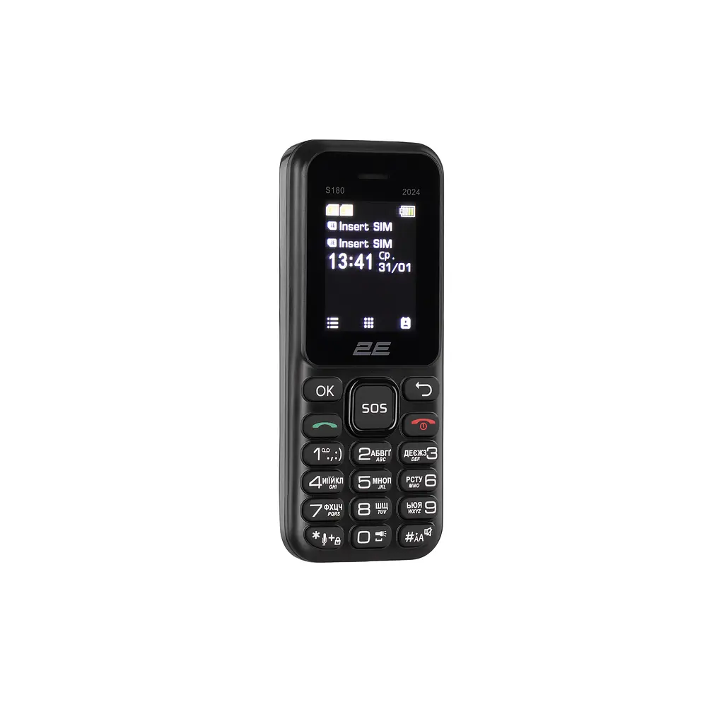 Мобильный телефон S180 2024 1.77" 2SIM, 600мАч, черный 2E teh0019250 - фото 8