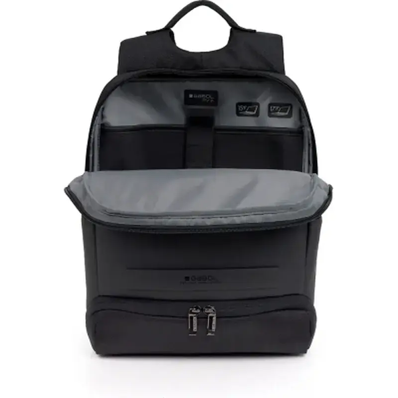 Рюкзак туристичний Gabol Expandable Backpack Capital 9/11L Black (413156-001) (930733) - фото 5