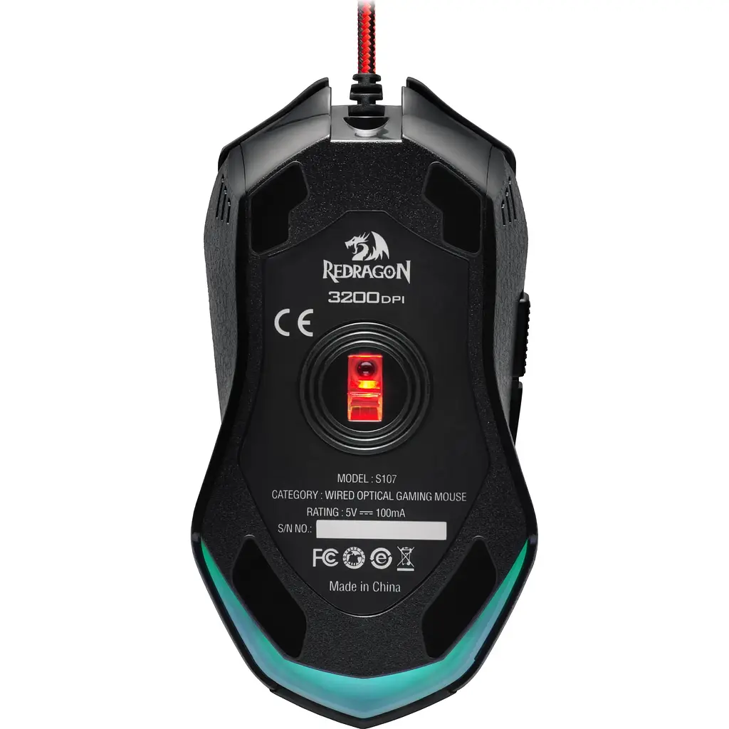 Комплект клавиатура + мышь + коврик Redragon Gaming Esseintials S107 RGB Set [78225] [118167] - фото 14