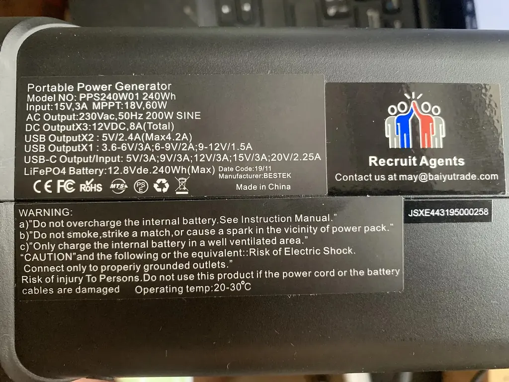 Зарядна станція портативна Energizer PPS240W1 240Wh - фото 6