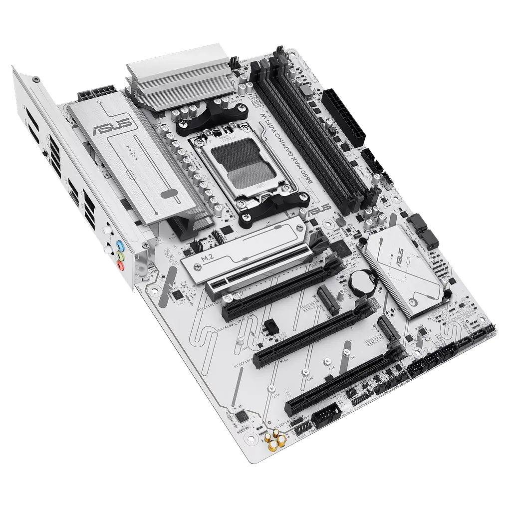 Материнcька плата Asus B850 Max Gaming Wi-Fi White Socket AM5 (B850 MAX GAMING WIFI W) - фото 3