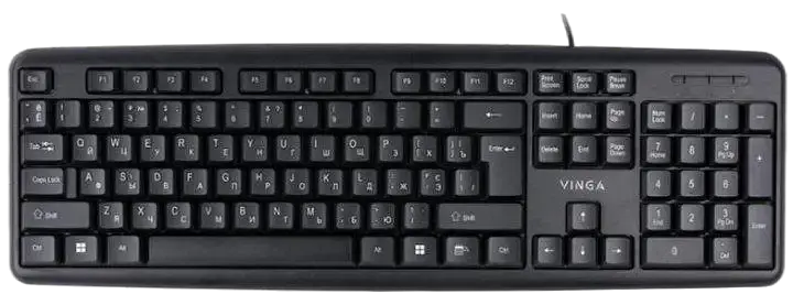 Клавіатура Vinga KB110BK Black - фото 2