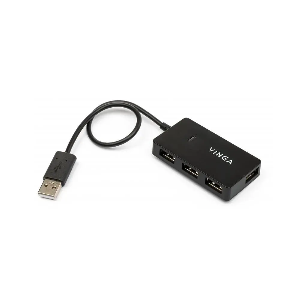 Концентратор Vinga USB2.0 to 4*USB2.0 HUB (VHA2A4N) - фото 2