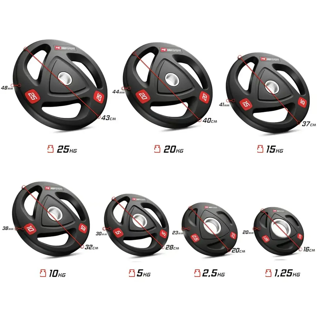 Диск олімпійський Hop-Sport 5 кг - фото 4