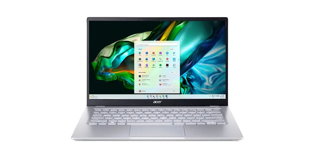 Ноутбук Acer Swift Go 14' SFG14-41 14' FHD IPS, AMD R7-7730U, 16GB, F1TB, UMA, Lin, сріблястий (NX.KG3EU.002) - фото 4