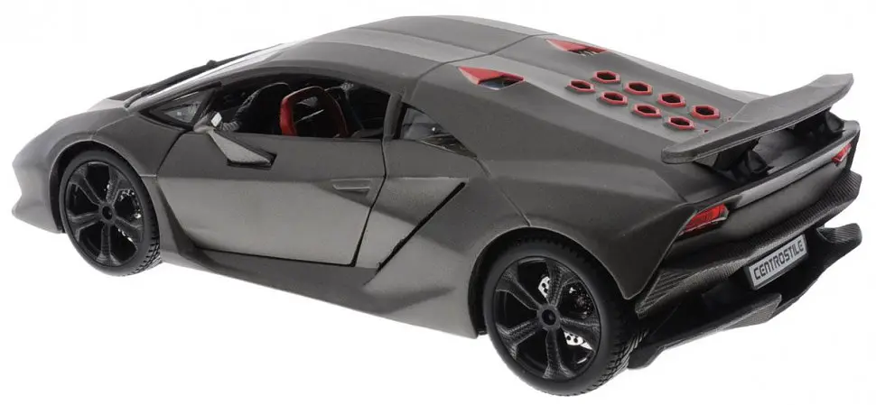 Автомодель - LAMBORGHINI SESTO ELEMENTO (сірий металік, 1:24) 18-21061 - фото 2