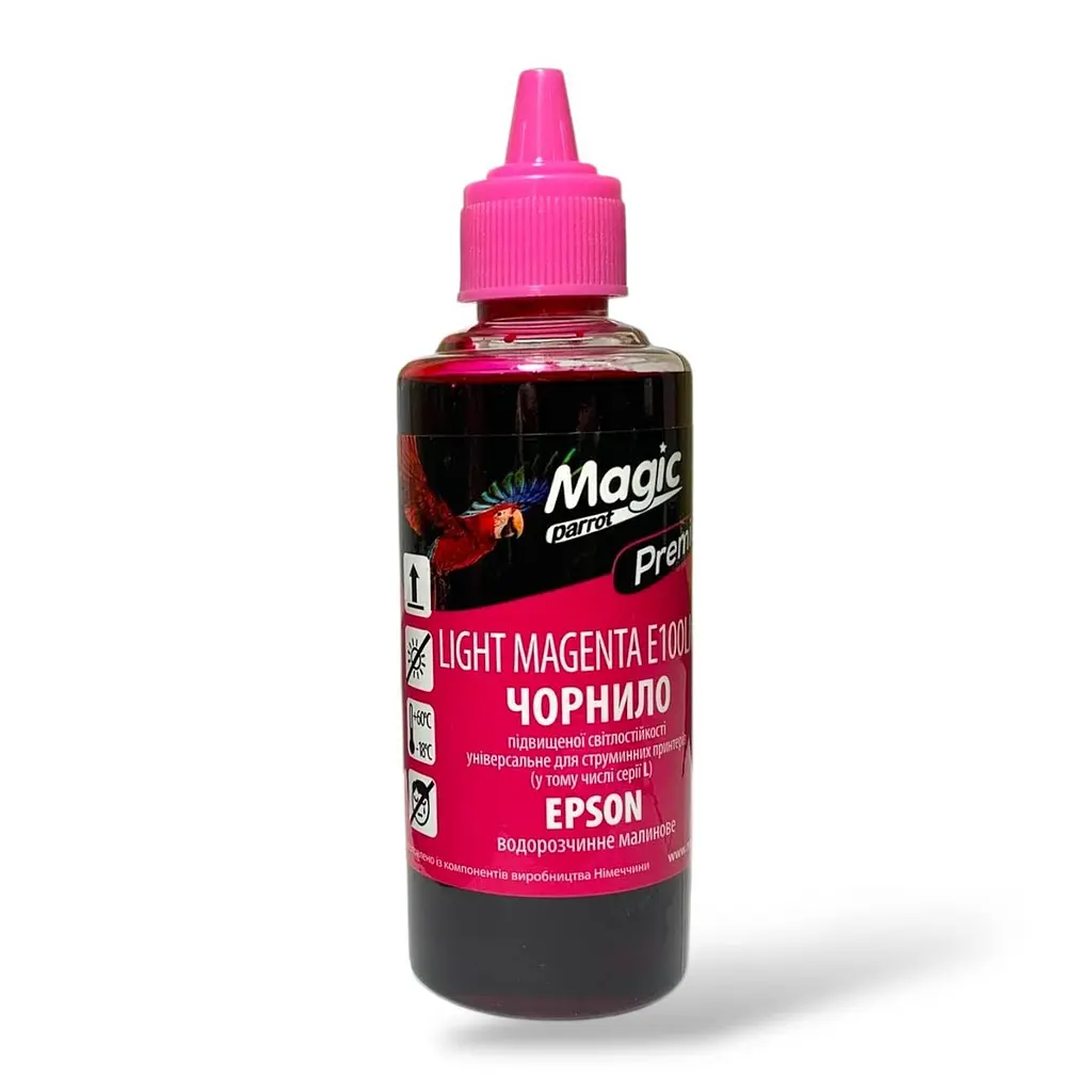 Чорнила універсальні Magic Parrot Premium для Epson E100LM light magenta 100 мл (2475927324) - фото 2