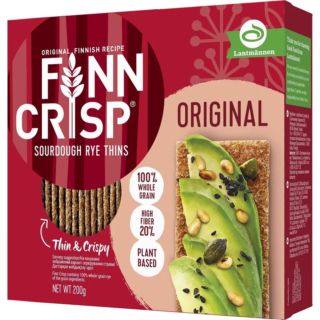 Сухарики ржаные Finn Crisp Original 200 г (28295) - фото 2
