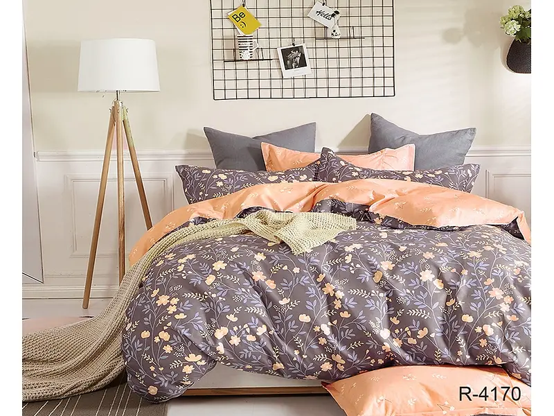 Постільна білизна з компаньйоном (R4170) Євро TAG tekstil pbe0027382 - фото 2
