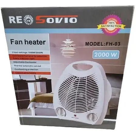 Тепловентилятор RS Re Solvio FH-03 побутовий обігрівач дуйчик - фото 4