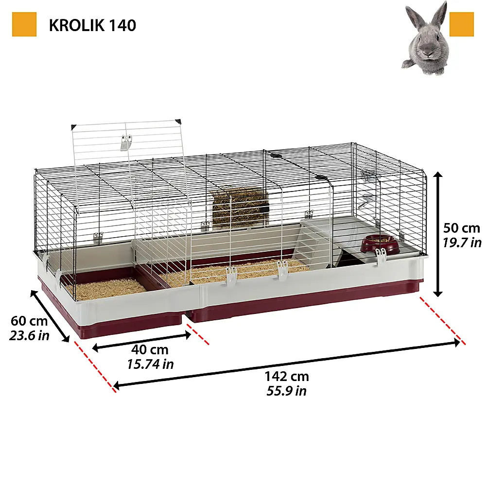 Клітка Ferplast Krolik 140 для кроликів - фото 16