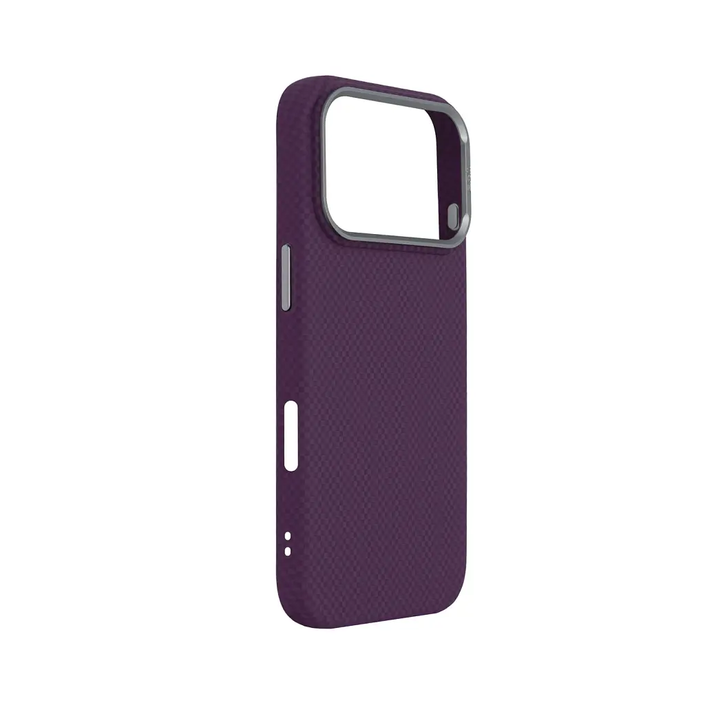 Чохол ArmorStandart LikeCarbon2 MagCase для Apple iPhone 18 Pro / 17 Pro Kevlar Dark Cherry - фото 3