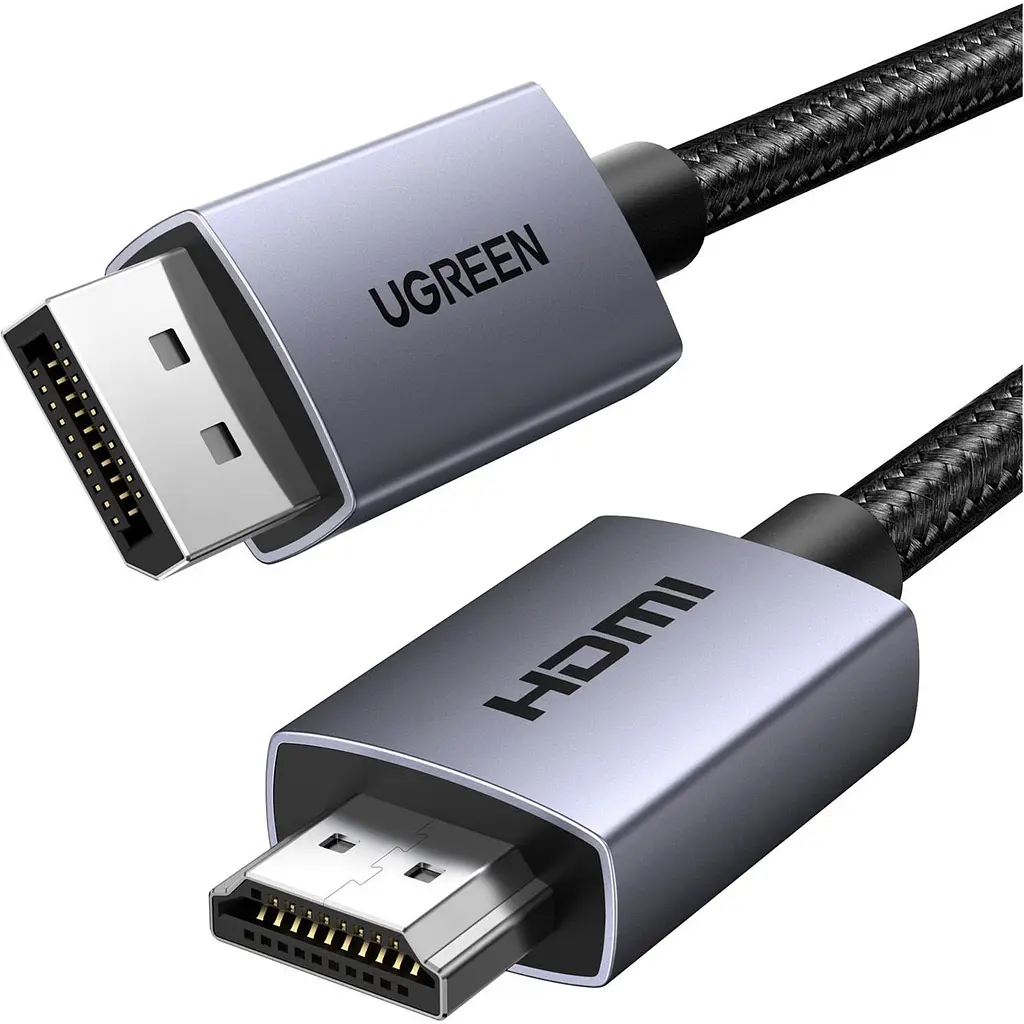 Кабель Ugreen DP125 DisplayPort to HDMI 2.0 4K 3m Black (35843) [140568] - фото 2