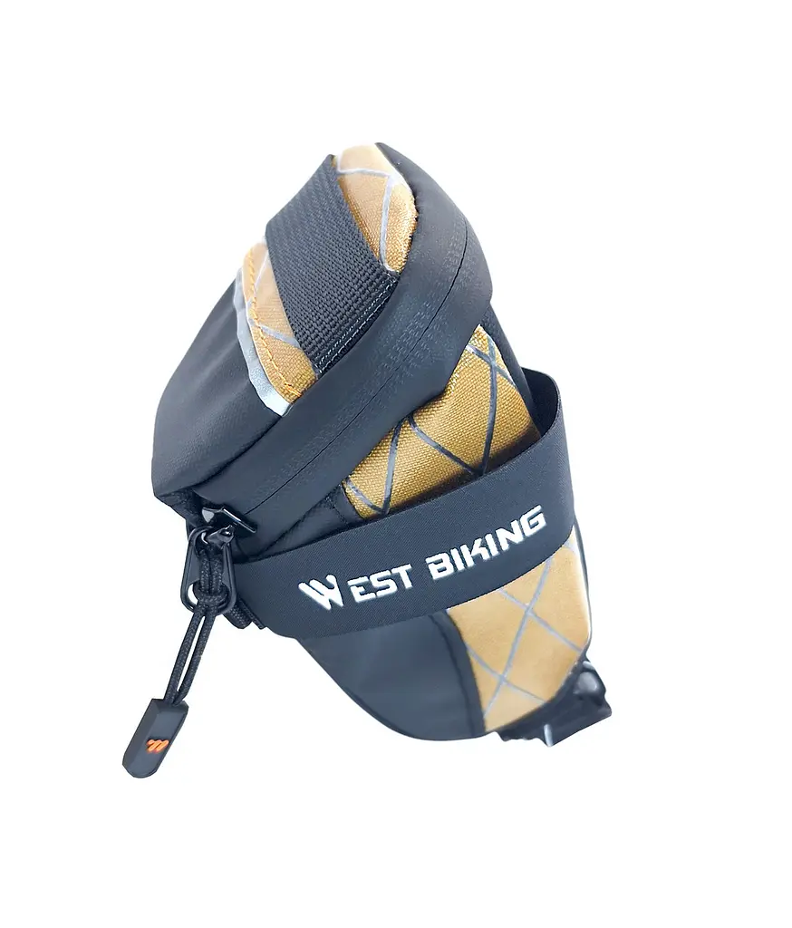Велосумка під раму West Biking YP0707230 2 л трикутна чорна (G0001968) - фото 2