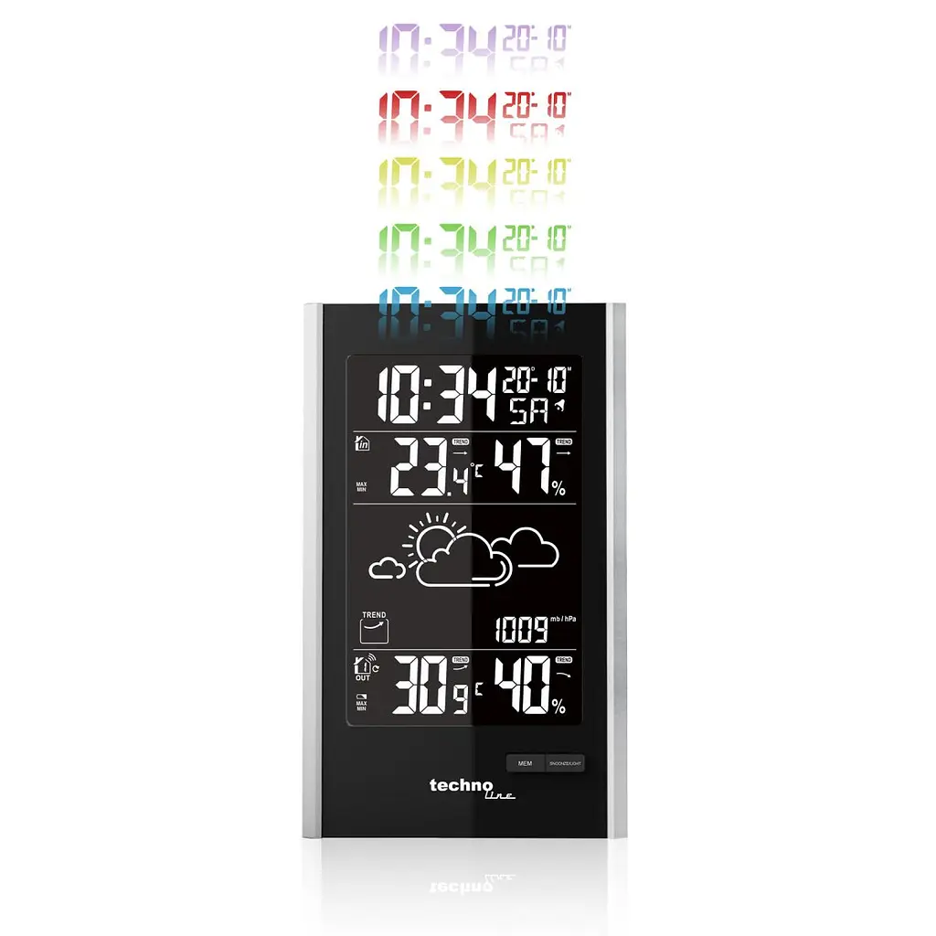 Метеостанція Technoline WS9060 Black/Silver (WS9060) - фото 2