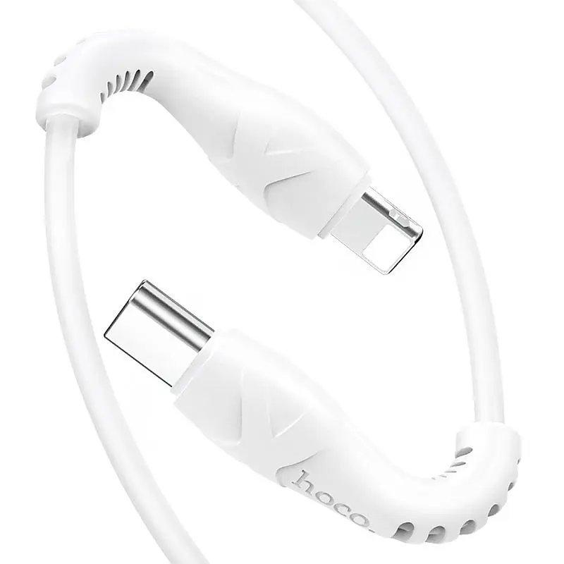 Cable Hoco X55 Trendy PD Type-C to Lightning White 1m - фото 3