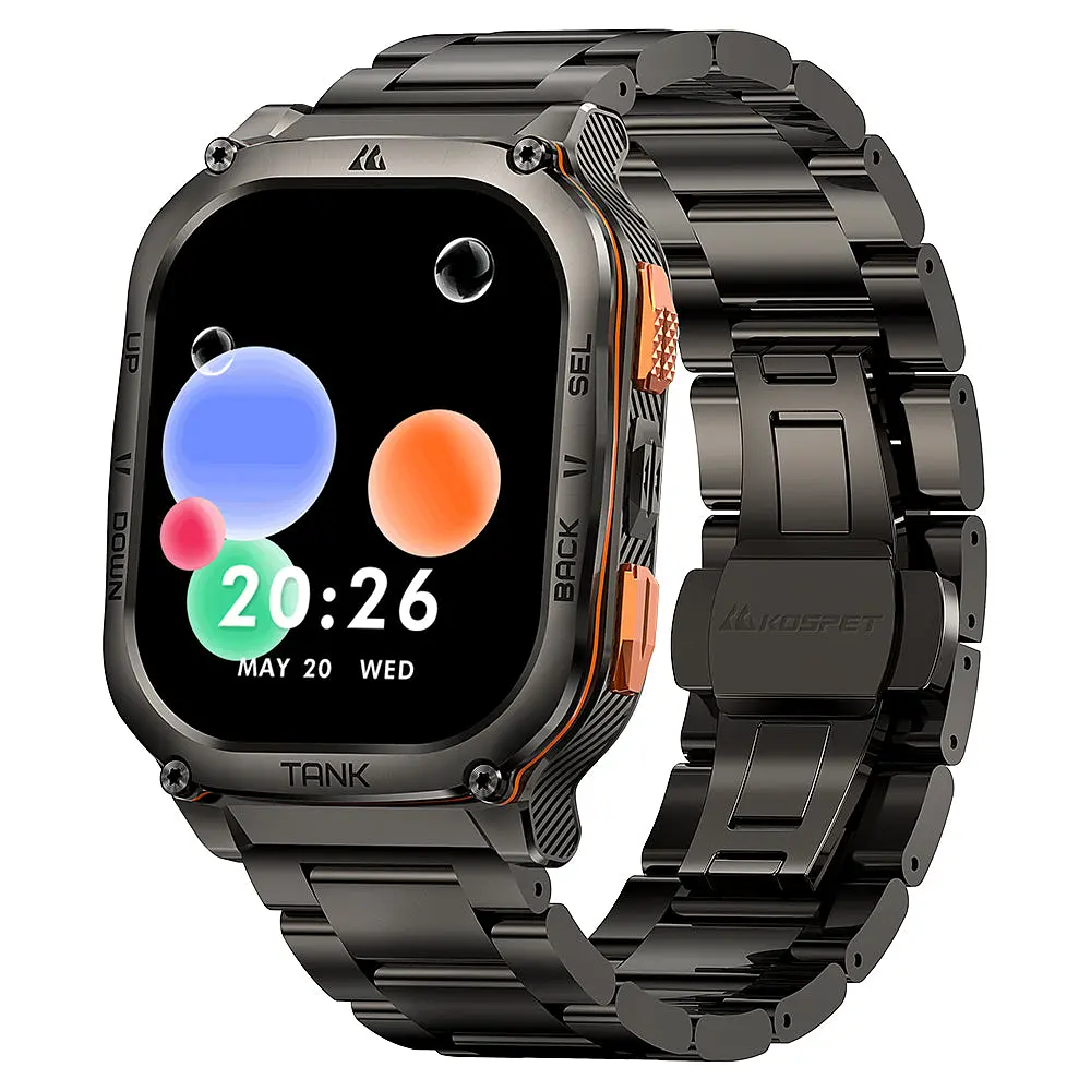 Смарт-годинник Kospet Tank M3 Ultra Special Edition Original тактичний black (16986) - фото 3