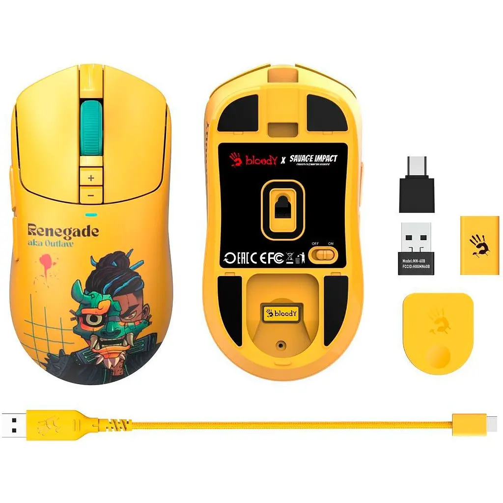 Миша Bloody R72 Ultra Wireless Renegade Sunset [132073] - фото 10