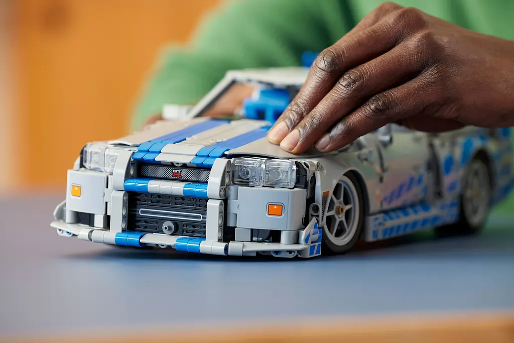 Конструктор LEGO Technic Двойной форсаж Автомобиль Nissan Skyline GT-R (R34) 1410 деталей (42210) - фото 11