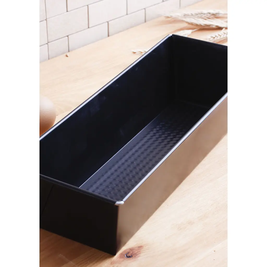 Деко антипригарне SNB з гофрованим дном 30х11х7.5 см чорне (99015) - фото 2