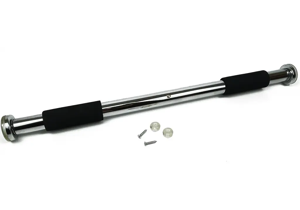 Розсувний розпірний турнік EasyFit 63-100 см Хром (EF-1633-2)