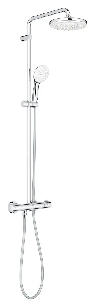 Душова система з термостатом для настінного монтажу Grohe Tempesta System 210 26811001, Хром - фото 2