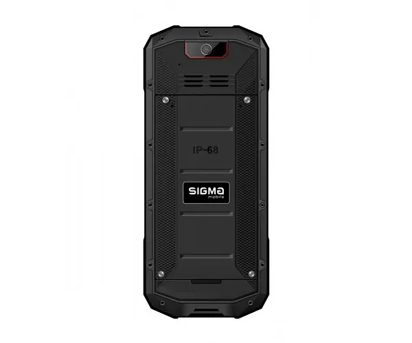 Телефон Sigma mobile X-treme Pa68 протиударний кнопковий чорно-червоний (4827798466520) - фото 2