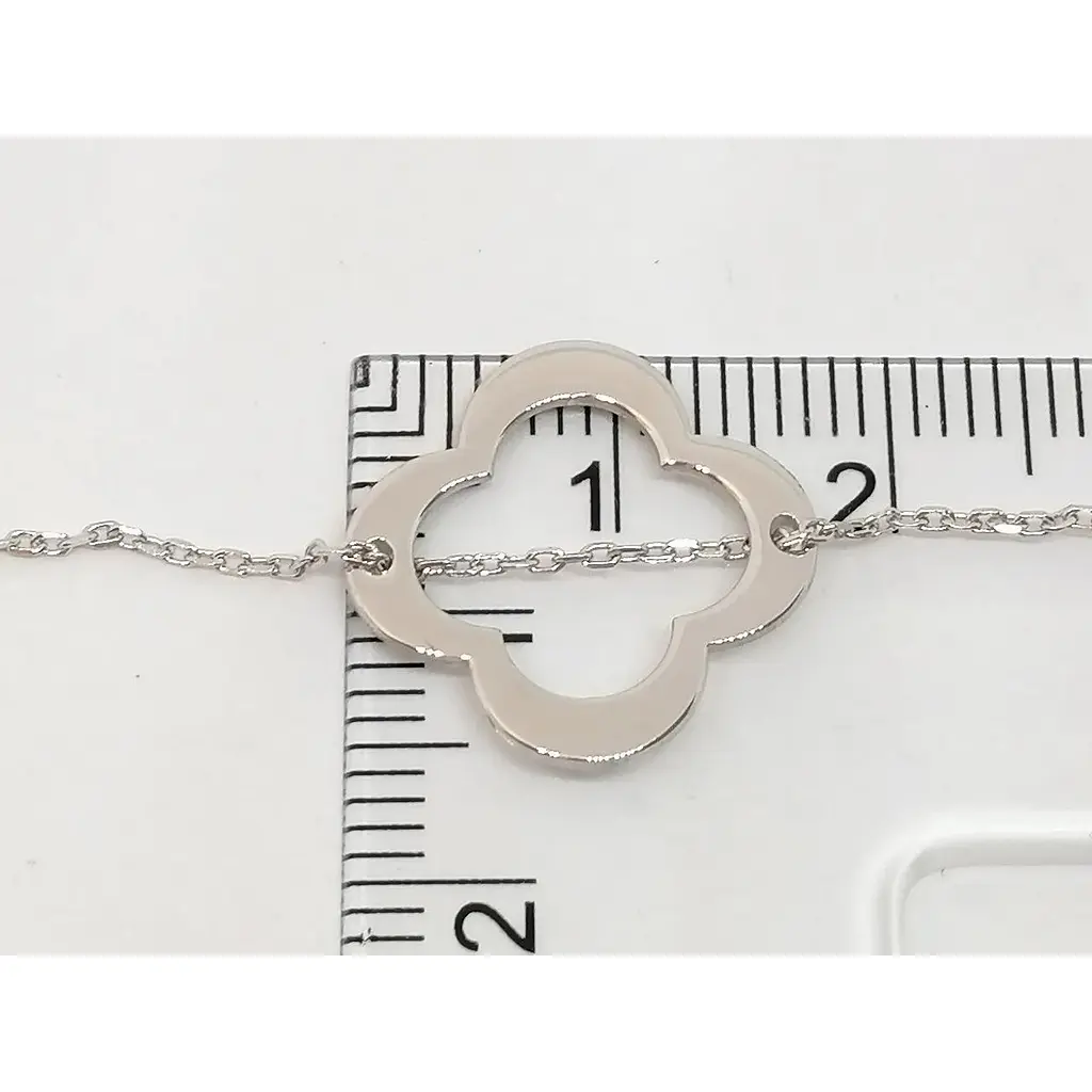 Срібне кольє Qvaliz Конюшина. 908-00886 - фото 4