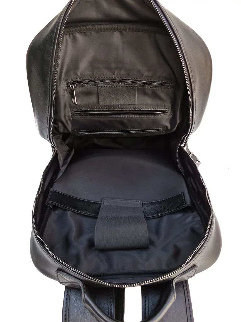 Мужской кожаный рюкзак Newery 12х30х42 см acs0026375 - фото 6