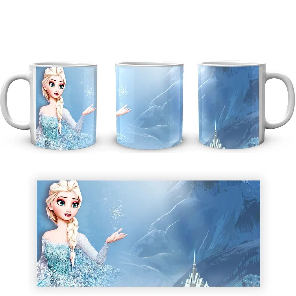 Кружка GeekLand Frozen Холодное Сердце Эльза FZ.002.09 330 мл белая - фото 4