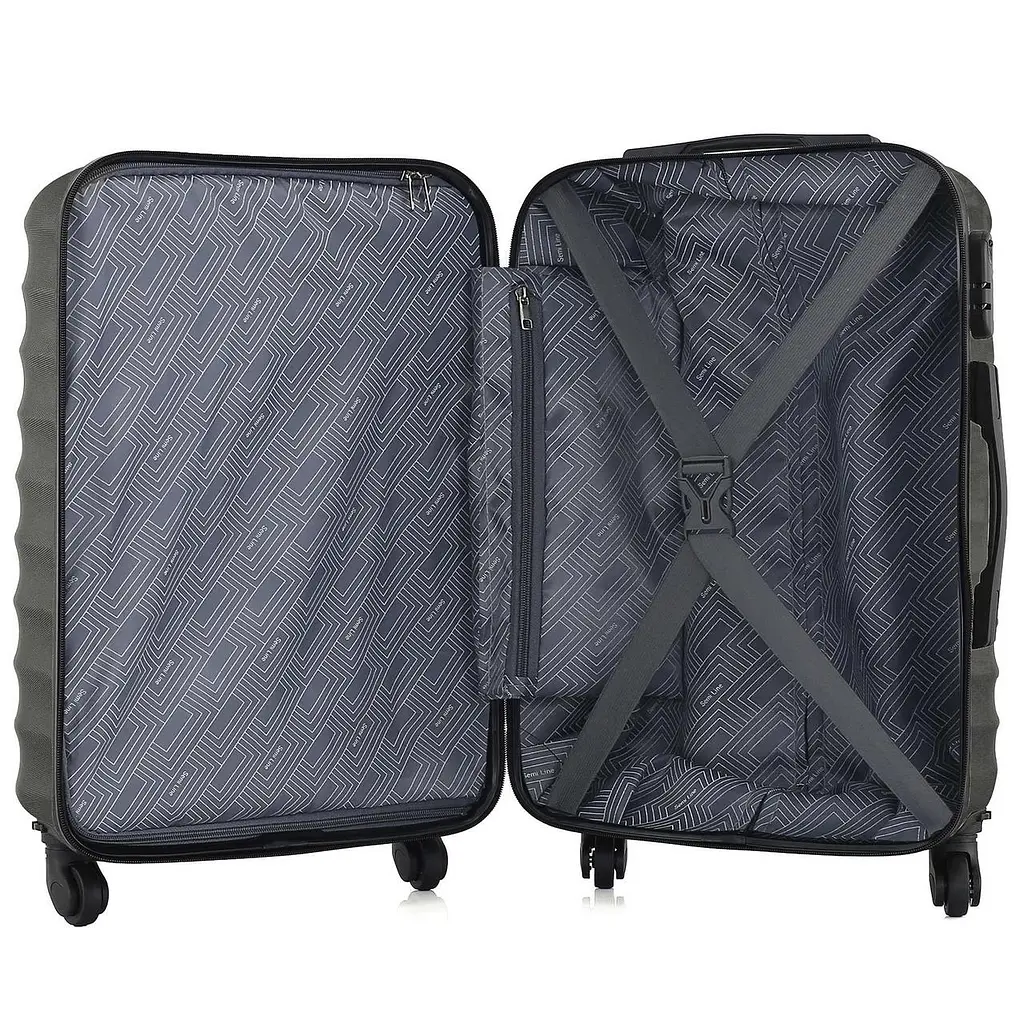 Валіза Semi Line 22" M Black (T5576-3) - фото 2