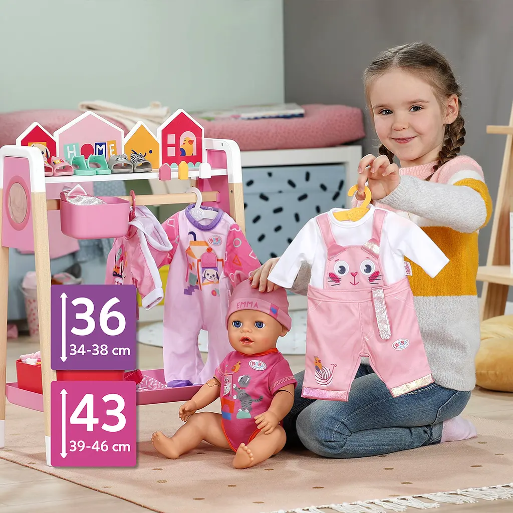 Ігровий набір Baby Born Стильна стійка для одягу (839799) - фото 7