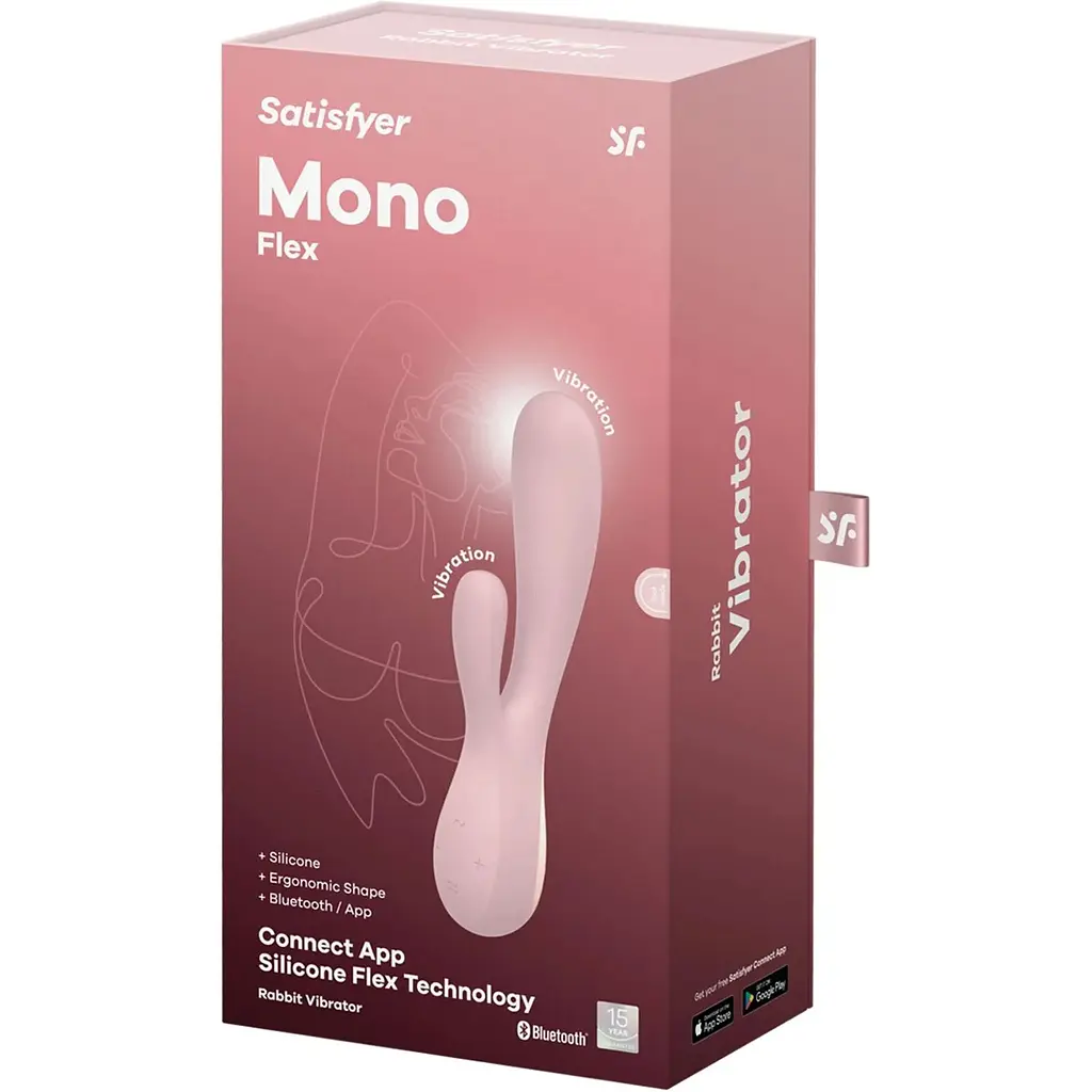 Смарт вибратор-кролик Satisfyer Mono Flex Mauve - фото 4