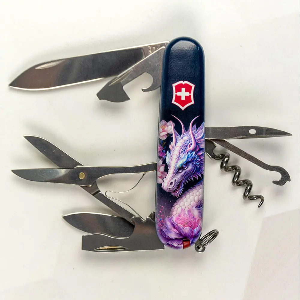 Ніж Victorinox Climber Zodiac 91мм 14функ Чарівний дракон - фото 3