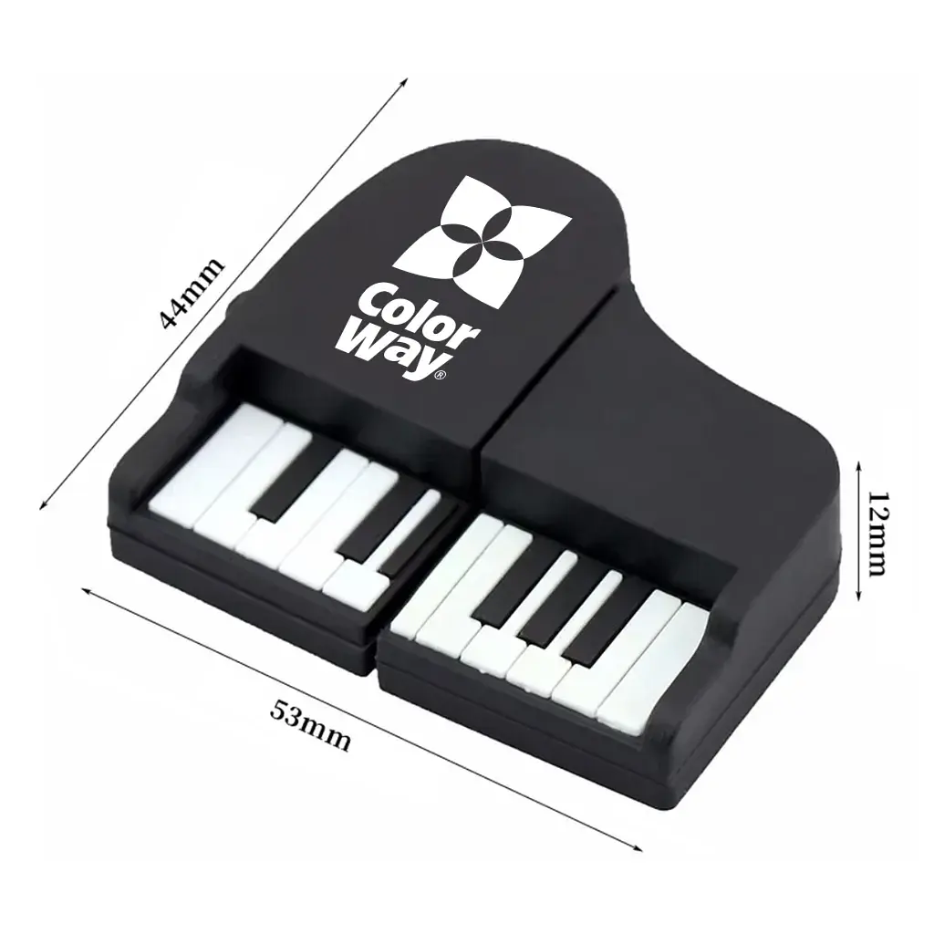 USB флеш накопичувач ColorWay Piano 64 GB 3.0 Black (CW-USBPO64) - фото 8