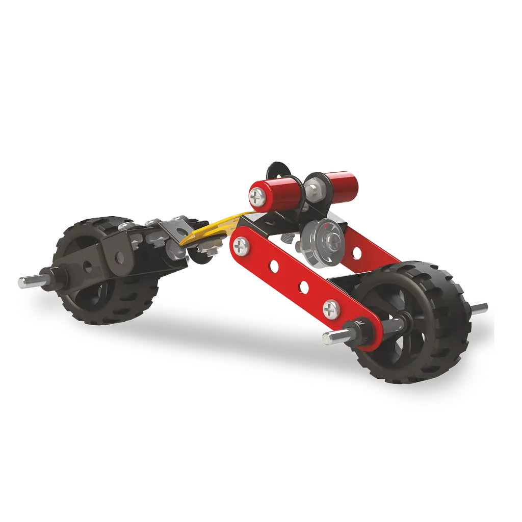 Конструктор Zephyr Mechanix Junior металлический развивающий 155 элементов 14 моделей - фото 5