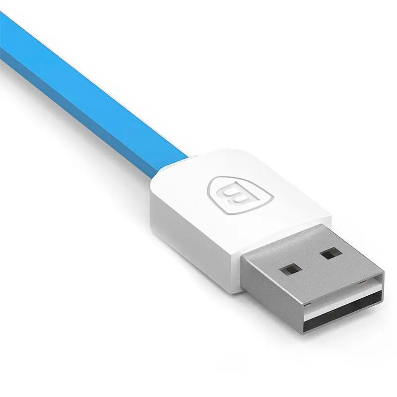 Кабель Baseus String Cable USB to Lightning 2A 1m CAAPIH6-ND32 Blue-White - фото 3